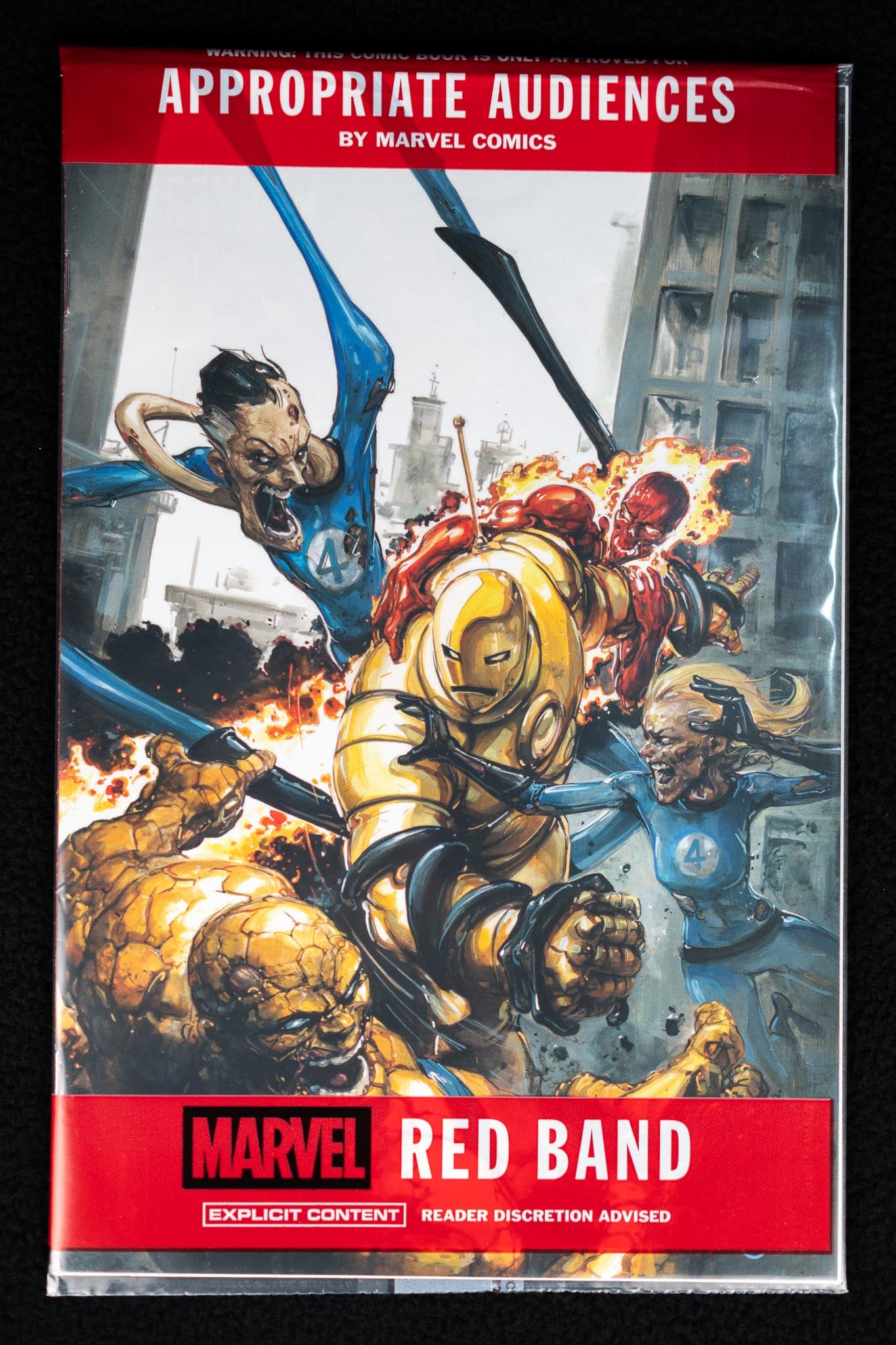 Marvel Zombies Red Band #1 - Clayton Crain Virgin Cover with Polybag - 1:100