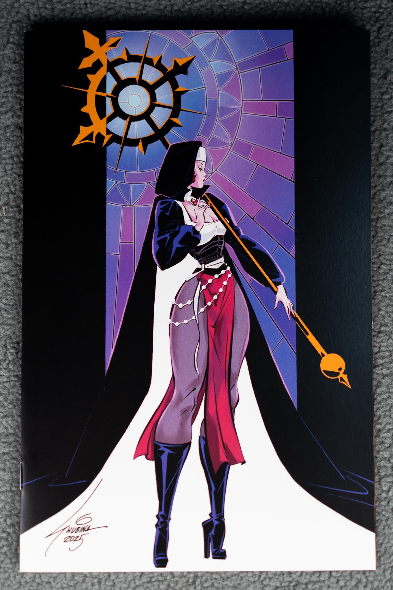 Marian Heretic #1 – Sveta Shubina – Spot UV Variant – NYCC 2025 Exclusive – Print Run 550