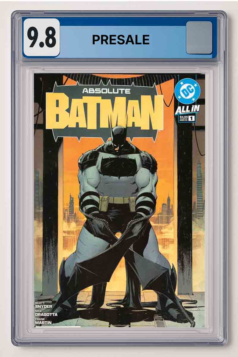 Absolute Batman #1 Cover A – First Printing – Nick Dragotta – CGC 9.8 – PRESALE