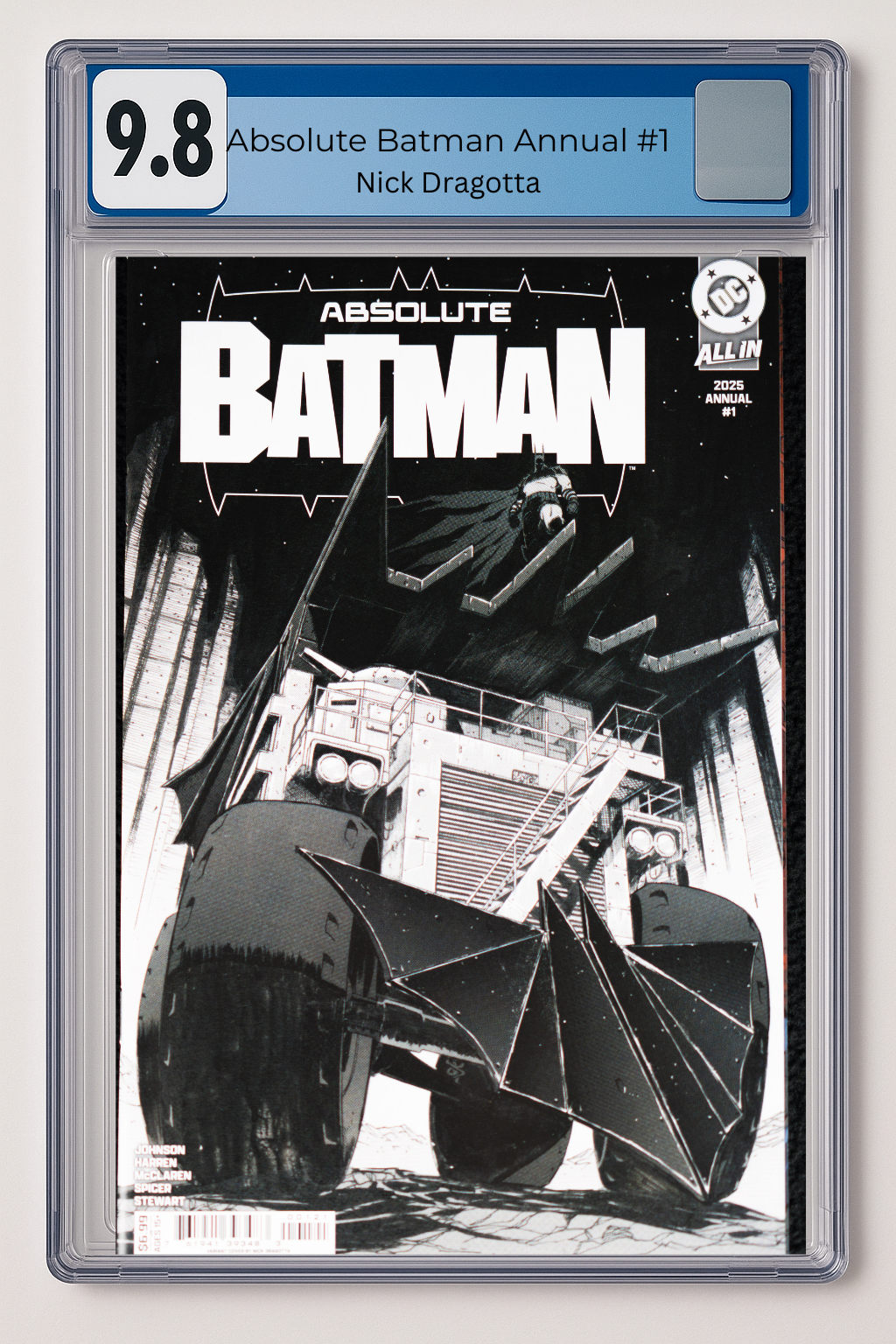 Absolute Batman 2025 Annual #1 (One-Shot) – Nick Dragotta Variant – Card Stock Cover – CGC 9.8 – PRESALE