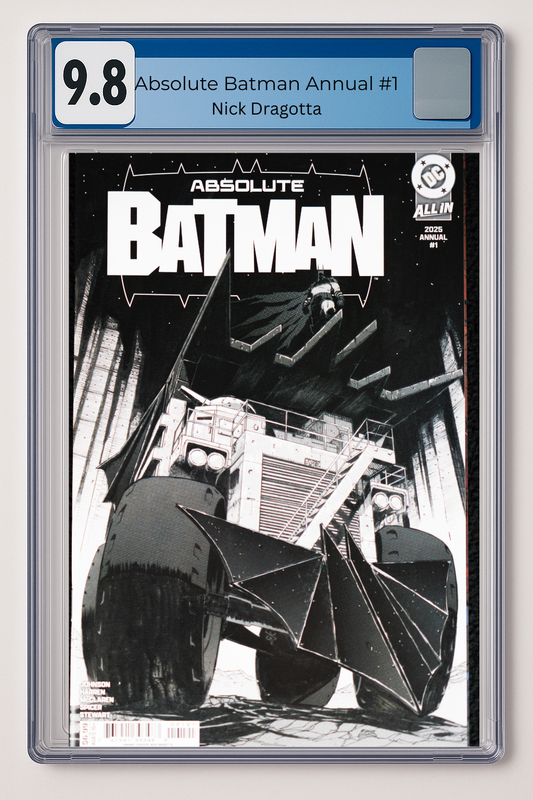 Absolute Batman 2025 Annual #1 (One-Shot) – Nick Dragotta Variant – Card Stock Cover – CGC 9.8 – PRESALE