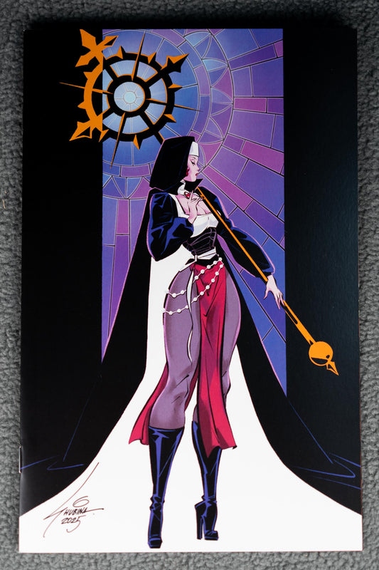 Marian Heretic #1 – Sveta Shubina – Spot UV Variant – NYCC 2025 Exclusive – Print Run 550