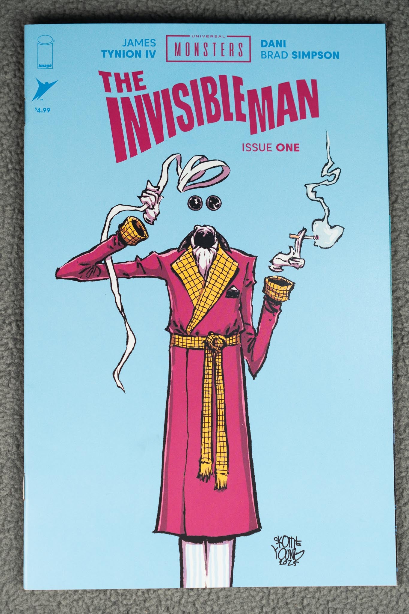 Universal Monsters: The Invisible Man #1 – Skottie Young – Print Run 750