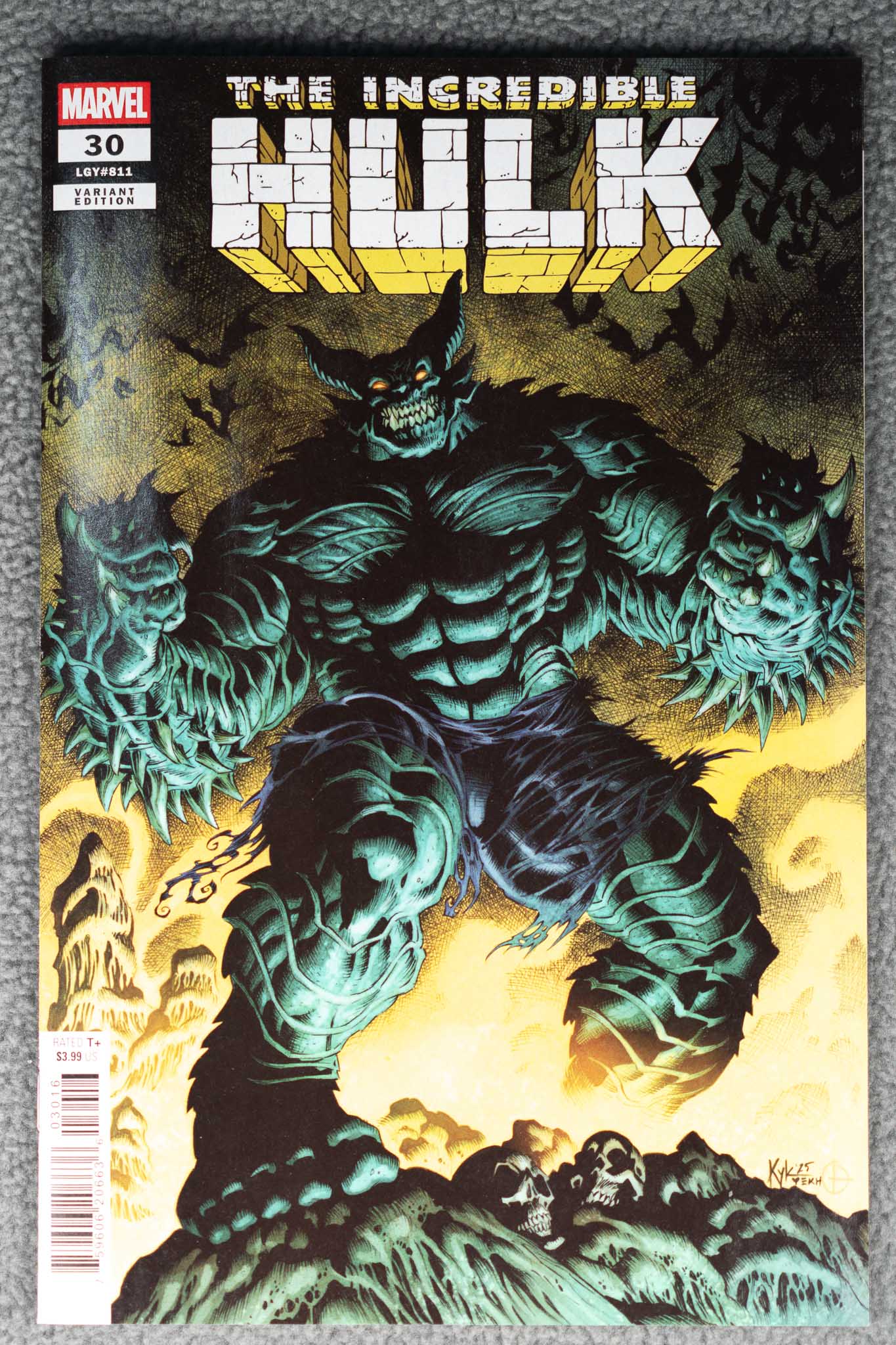 The Incredible Hulk #30 – Kyle Hotz – 1:25 Incentive Variant