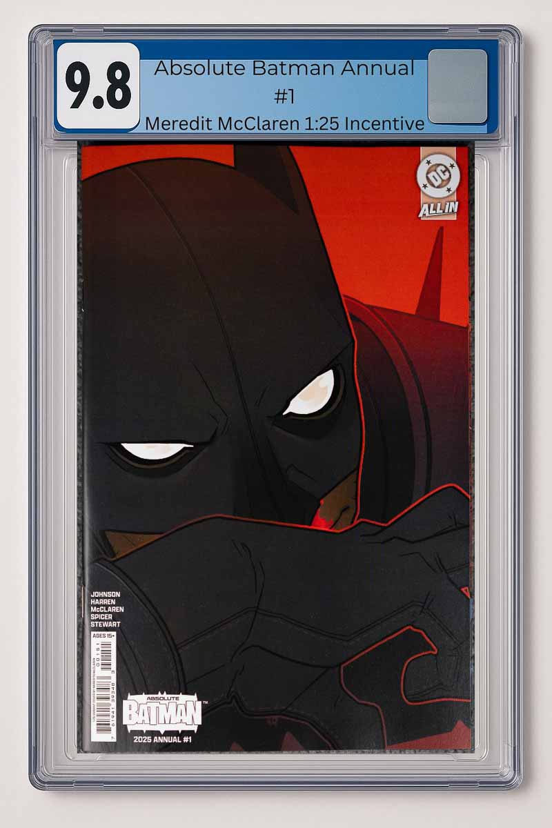 Absolute Batman 2025 Annual #1 – Meredith McClaren Variant – 1:25 Incentive – Card Stock Cover – CGC 9.8 – PRESALE