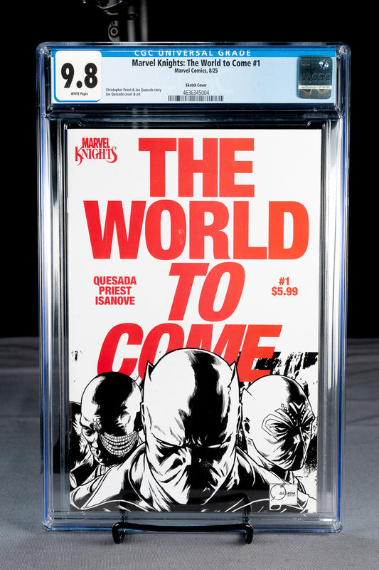 Marvel Knights: The World to Come #1 – Joe Quesada – Black & White Wraparound Surprise Variant – Cover J
