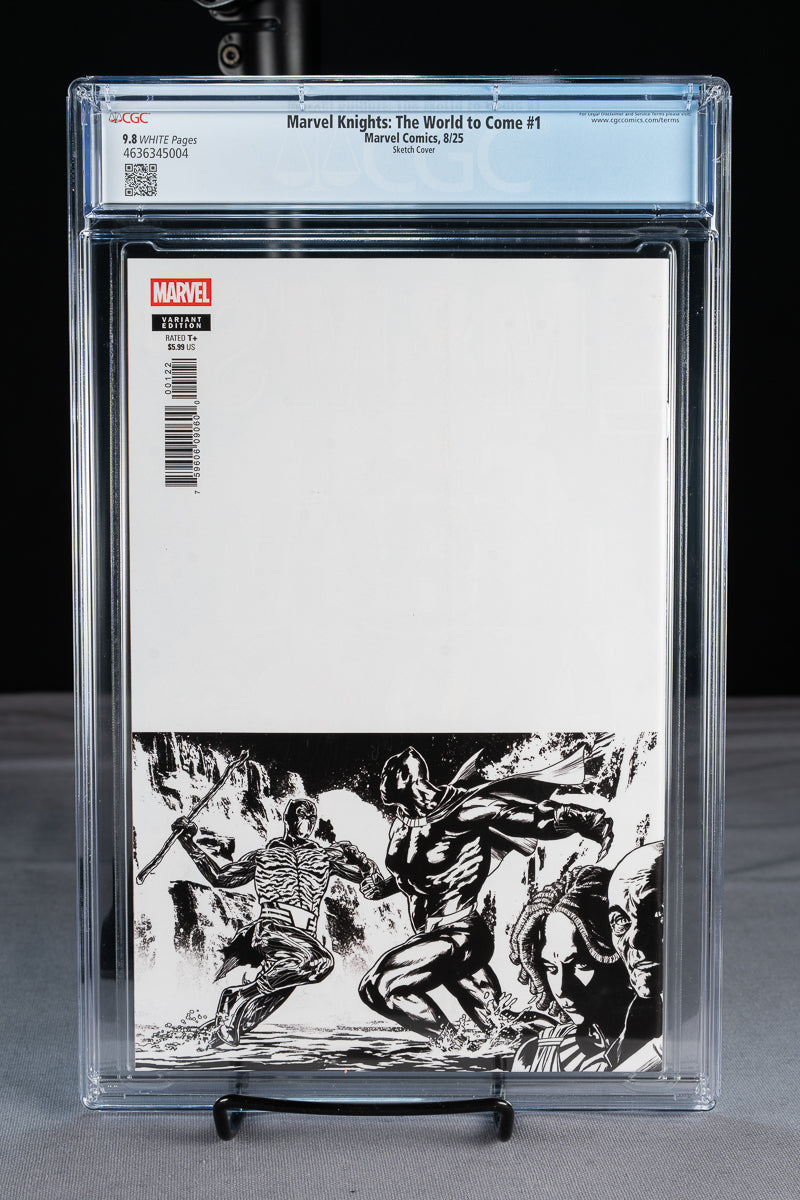 Marvel Knights: The World to Come #1 – Joe Quesada – Black & White Wraparound Surprise Variant – Cover J