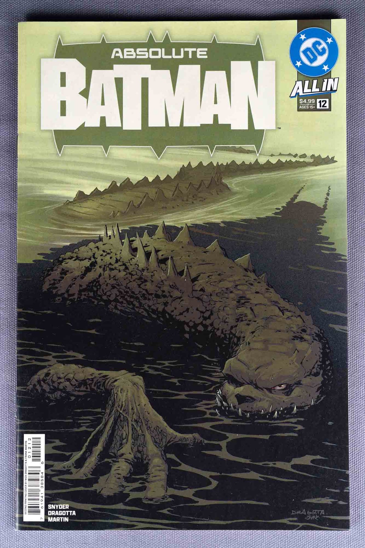 Absolute Batman #12 — Cover A — 2nd Print — Nick Dragotta