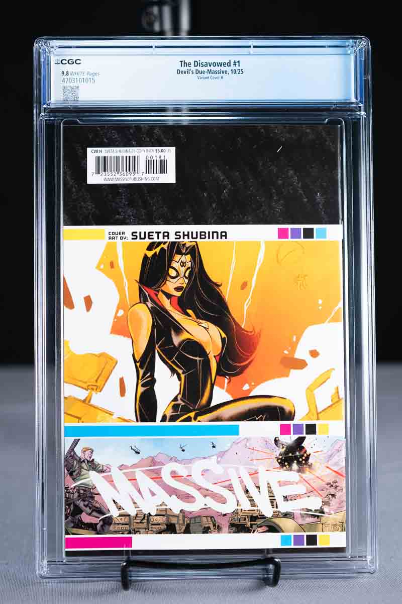 The Disavowed — CGC 9.8 — Sveta Shubina — 1:25 Incentive — Virgin Variant