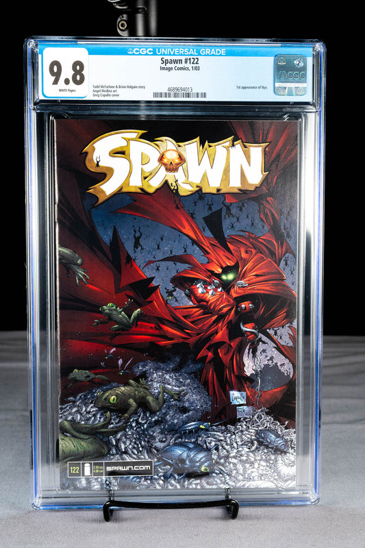Spawn #122 — CGC 9.8 — Greg Cappullo — 1st appearance of Nyx (becomes She-Spawn)