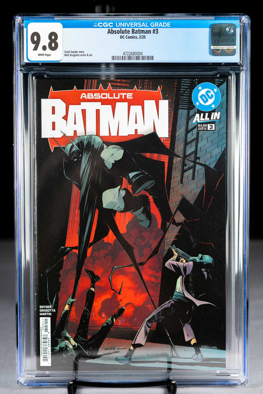 Absolute Batman #3 — CGC 9.8 — 1st Print  — Nick Dragotta — Cover A